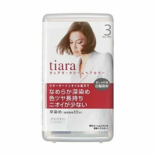 Shiseido Tiara Hair Color Cream Regular type 10 Minutes hair color 03 Foto 1 de 1