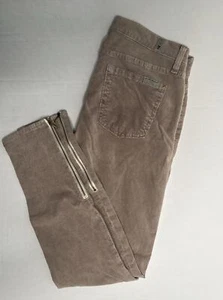 7 Seven For All Mankind Damen Gr. 29 Beige Cord Bootcut Hose Stretch Reißverschluss - Bild 1 von 7