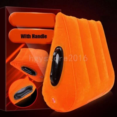Couples Toys Wedge Microfiber Cushion Sex Pillow Position Love Aid Ramp Bolster - Image 1 of 4