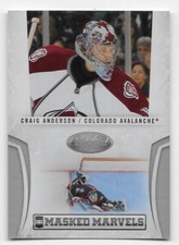 10/11 PANINI CERTIFIED MASKED MARVELS #8 Craig Anderson #232/500