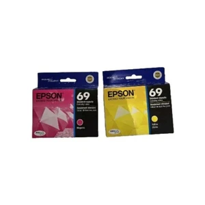 Epson 68 Yellow And Magenta printer ink cartridges - Afbeelding 1 van 5