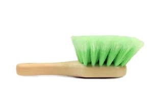 Soft Bristle Car Wash Brush 9" Handle 2" Bristle Auto Detailing Cleaning Scrub - Picture 1 of 3