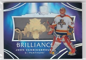 John Vanbiesbrouck  Gold Ink Auto ▪ 2020-21 UD The Cup  Brilliance Autographs - Picture 1 of 2