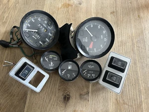 JAGUAR XJ SERIES 3 SPEED REV COUNTER FUEL TEMP DIAL CONTROL DISPLAY LEVEL ENGINE - Picture 1 of 13
