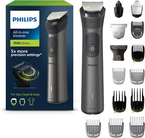 Philips Series 7000 MultiGroom 15-in-1 Trimmer for Beard, Head & Body MG7950/15 - Picture 1 of 8