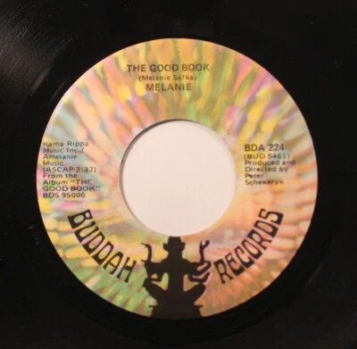 Rock 45 Melanie - The Good Book / We Don'T Know Where We'Re Going On Buddah Reco - Image 1 of 2