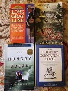 [Lot of 4] Military Related Books - Long Gray Line, Hungry Ocean, Price of Glory - Picture 1 of 2