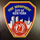 FDNY Fire Department Of New York 5 X 4.5" glossy die-cut vinyl sticker