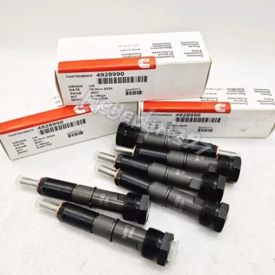 6PCS Fuel Injectors 0432131715 4928990 For Dodge 6BT 5.9L Diesel Engine 1994-98 - Изображение 1 из 4