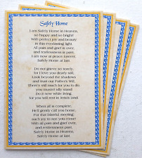 SAFELY HOME   Remembrance Prayer Card    PACK OF FOUR
