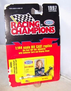1:144 RACING CHAMPIONS 1997 WESTERN AUTO NHRA TOP FUEL DRAGSTER SHELLY ANDERSON - Picture 1 of 2
