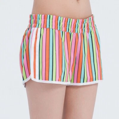 Adidas Womens Rio Farm Tukana Stripe Shorts Size S Small NEW NWT AJ8159 - Image 1 of 3