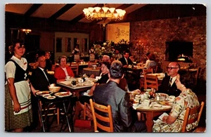Postal restaurante Carolina del Norte Pequeña Suiza Chalet Motor Lodge 76 - Imagen 1 de 2