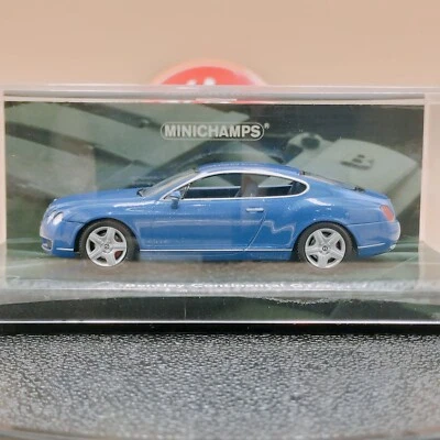 MINICHAMPS 1/43 Bentley Continental GT Blue metallic 436139022 - Image 1 of 4
