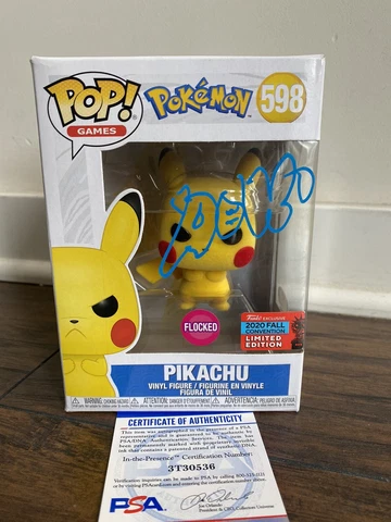 STEVE AOKI signed autographed POKEMON PIKACHU FUNKO POP Figure 598 w/ COA PSA Cover