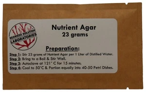 Nutrient Agar 23grams (Dehydrated)- Yields 1 Liter (40-50, 100mm plates) - Picture 1 of 6
