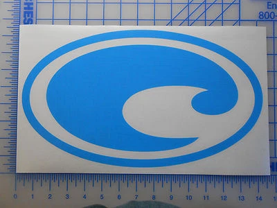 DD Costa Del Mar Sunglasses Logo 4.5" 6" 11.5" Decal Sticker Brine Harpoon Fathom