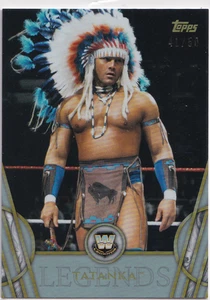 2018 Topps WWE Legends Tatanka #50 Gold /50 - Picture 1 of 2