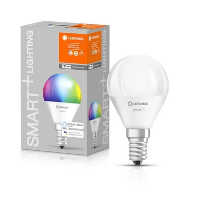 LED Smart+ Tropfen 4,9W = 40W E14 matt 470lm RGBW 2700K-6500K Dimmbar App WiFi - Bild 1 von 4