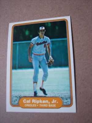 1982 Fleer baseball Cal Ripken Jr Rookie card #176 NM - Image 1 of 2