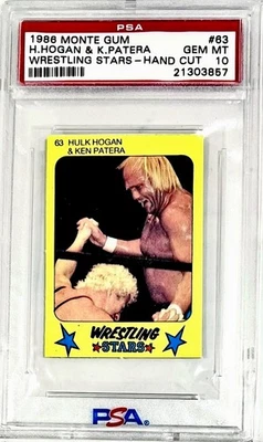 1986 MONTE GUM HULK HOGAN *RARE* PSA 10 (Only 2/10’s Exist) **WRESTLING LEGEND** - Image 1 of 3