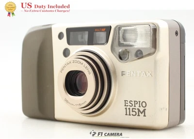 Read [Exc+5] PENTAX ESPIO 115M Silver Point & Shoot 35mm Film Camera From JAPAN - Image 1 of 4
