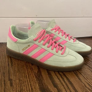 adidas HANDBALL SPEZIAL Sz 8, 12/23 SEMI GREEN SPARK LUCID PINK IH7498 - Picture 1 of 7