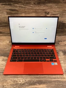 Samsung Galaxy Chromebook 2 13.3" QLED Touch Intel Core i5 16GB 128GB Fiesta Red - Picture 1 of 10