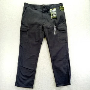 Lee Performance Extreme Comfort MVP Cargo Pants Men 40x32 Straight Fit Dark Gray - Picture 1 of 9