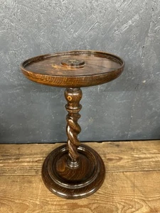 Candelabro de madera vintage cebada torcida - Imagen 1 de 14