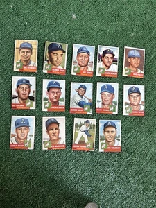 1953 Topps 19 Karten Lot Philadelphia Athletics Set Break - Bild 1 von 24
