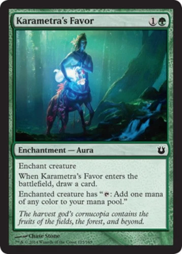 Karametra's Favor - Born of the Gods #125/165 MTG Magic The Gathering - Image 1 of 1