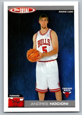 2004-05 Topps Total Andres Nocioni Rookie Chicago Bulls #336 - Image 1 of 2