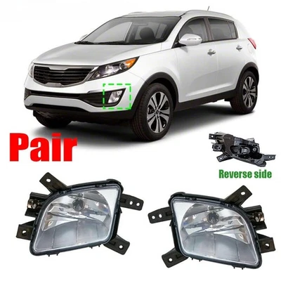 Luz antiniebla delantera izquierda y derecha para Kia Sportage SUV 2011-2013 Foto 1 de 4