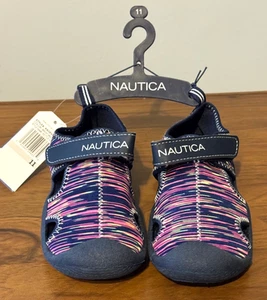 NAUTICA Unisex BAMBINI Bollitore Golfo-TRASPIRANTE/SCIVOLO SCARPE ACQUA-Taglia 11-NW - Foto 1 di 10