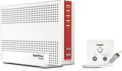 FRITZ!Box 6591 Cable – DOCSIS 3.1 – Zurückgesetzt – Sehr gute - Vodafone Edition - Bild 1 von 4