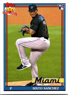 2021 Topps Archives #188 Sixto Sanchez - Image 1 of 2