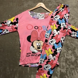 Disney Minnie Mouse Pyjamas 2 Piece Kids Sz L (0186) - Picture 1 of 10