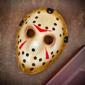 Halloween Makeup Ball Thickened Jason Mask Cosplay Funny Full Face Male Mask - Picture 1 of 7