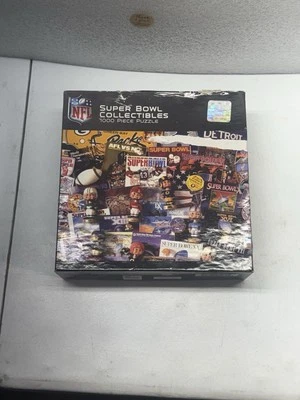 NFL Puzzle FOOTBALL FANTASY Super Bowl Collections Bobbleheads 1000 pcs Jigsaw - Image 1 of 4