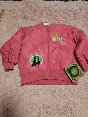 Chaqueta Universal Studios Wicked Know Your Power Rosa Niñas 6/6x Nueva con Etiquetas Foto 1 de 4