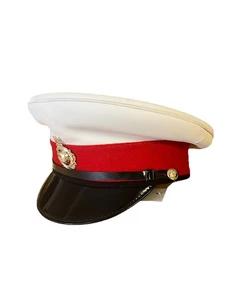 GORRA DE VESTIR ROYAL MARINES - Talla: 56 cm RM Pico Edición Militar Británica Ejército LN - Imagen 1 de 7