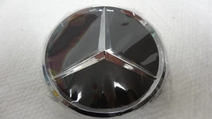 75MM Wheel Center Rim Caps Hubcaps for Mercedes-Benz Matte Black-Star - Picture 1 of 2