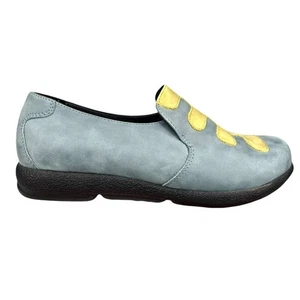 Dansko Women’s Geneva Blue Yellow Leather Oxford Size 38 US 7.5/8 - Picture 1 of 10