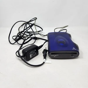 Iomega Zip 100 USB-Powered External Drive Model Z100USBNC Blue W Cables - Bild 1 von 8