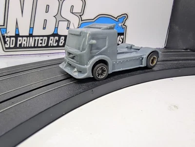 AFX Slot Car 3d Printed Body Volvo Racing Truck Suit Mega G 1.7 - image 1 of 4