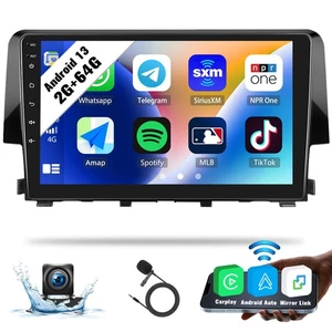 2G+64G Android Autoradio für Honda Civic 2016-2020 mit Canbus und Kabelbaum W... - Bild 1 von 8