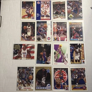 Isiah Thomas Lot Of 16 Basketball Cards Fleer Detroit Pistons NM Basketball NBA - Picture 1 of 5