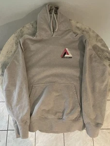 PALACE SKATEBOARDS TRI-DART HOOD Grey SIZE XLarge - Picture 1 of 8