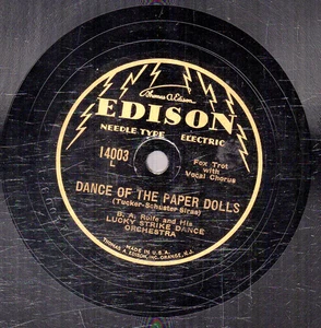125g1. B. A. Rolfe Orch. - Dance of the Paper Dolls & Fioretta - Edison 14003 - Picture 1 of 1